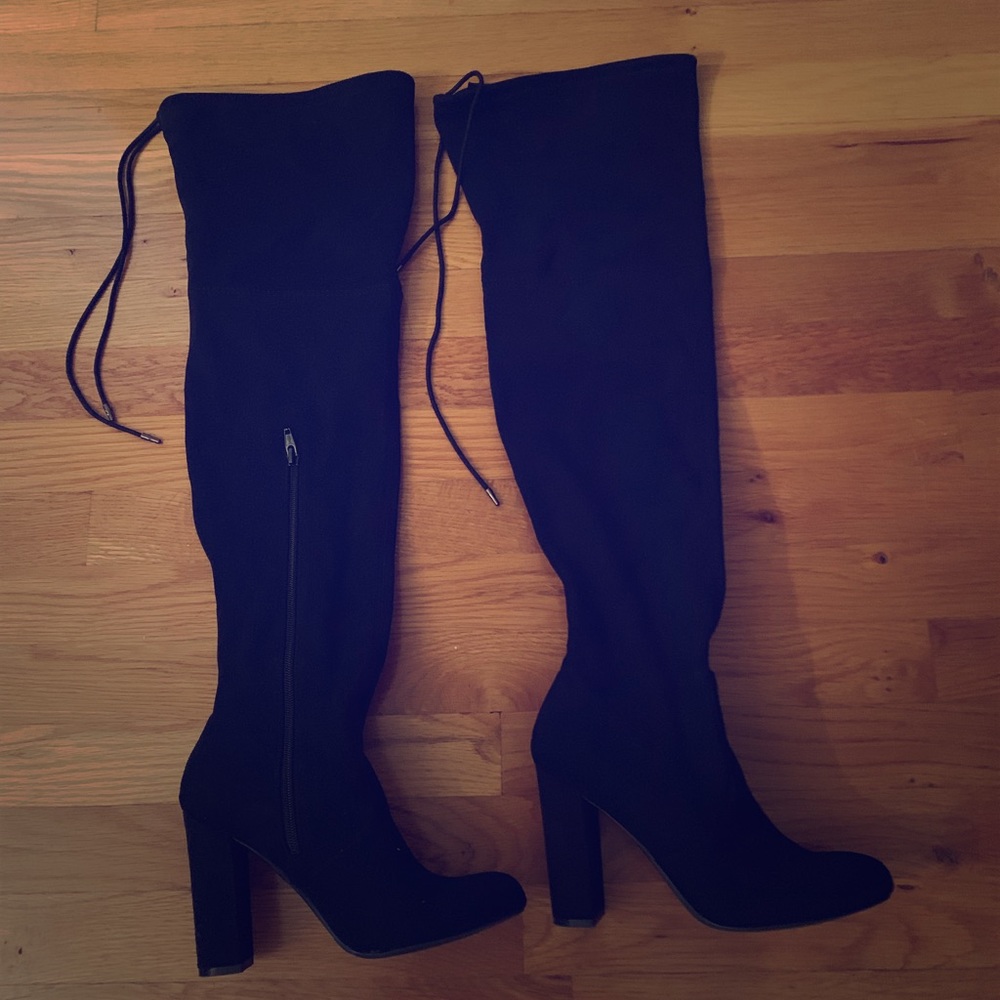Black Over The Knee Boots